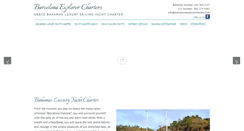 Desktop Screenshot of barcelonaexplorercharters.com